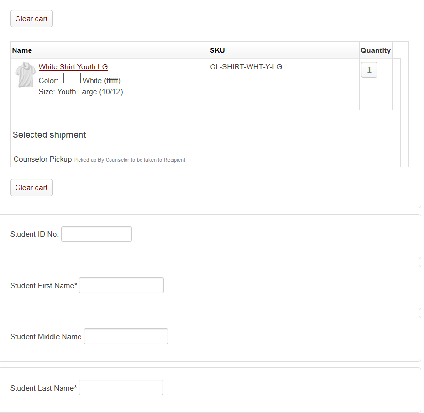 help enter student info
